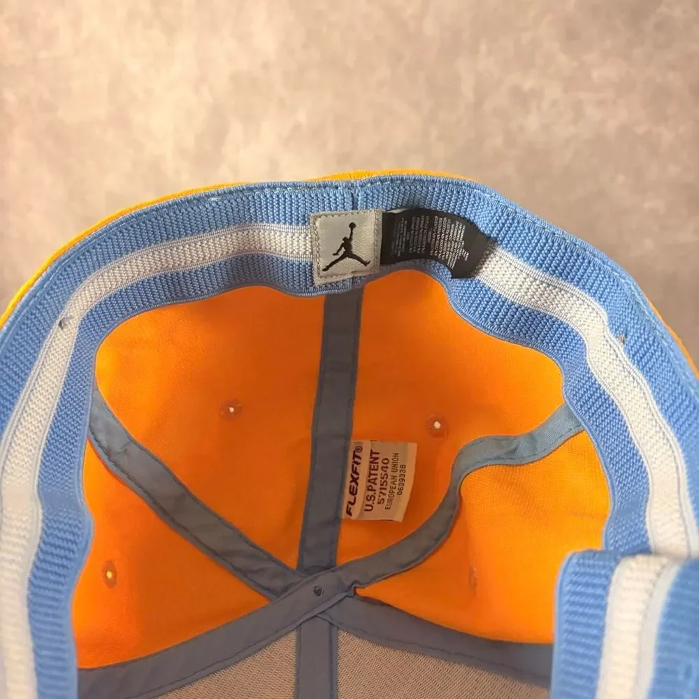 air jordan blue and yellow stretch hat